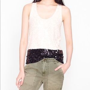 J. Crew Colorblock Sequin Tank Size S